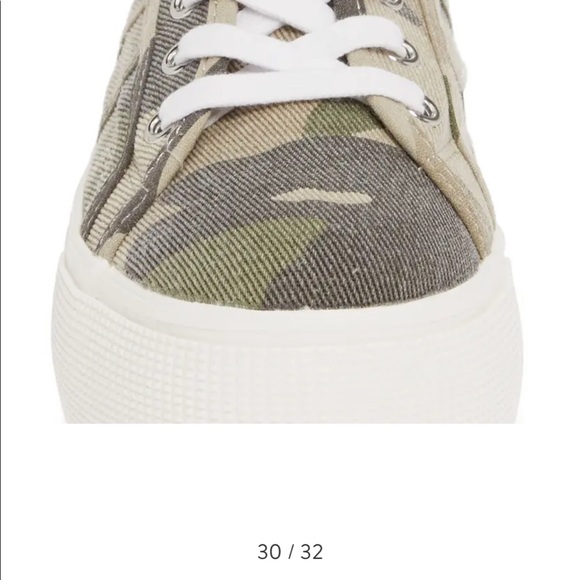 Steve Madden Emmi Camo Sneaker Size 10 (9-9.5) - Picture 4 of 9